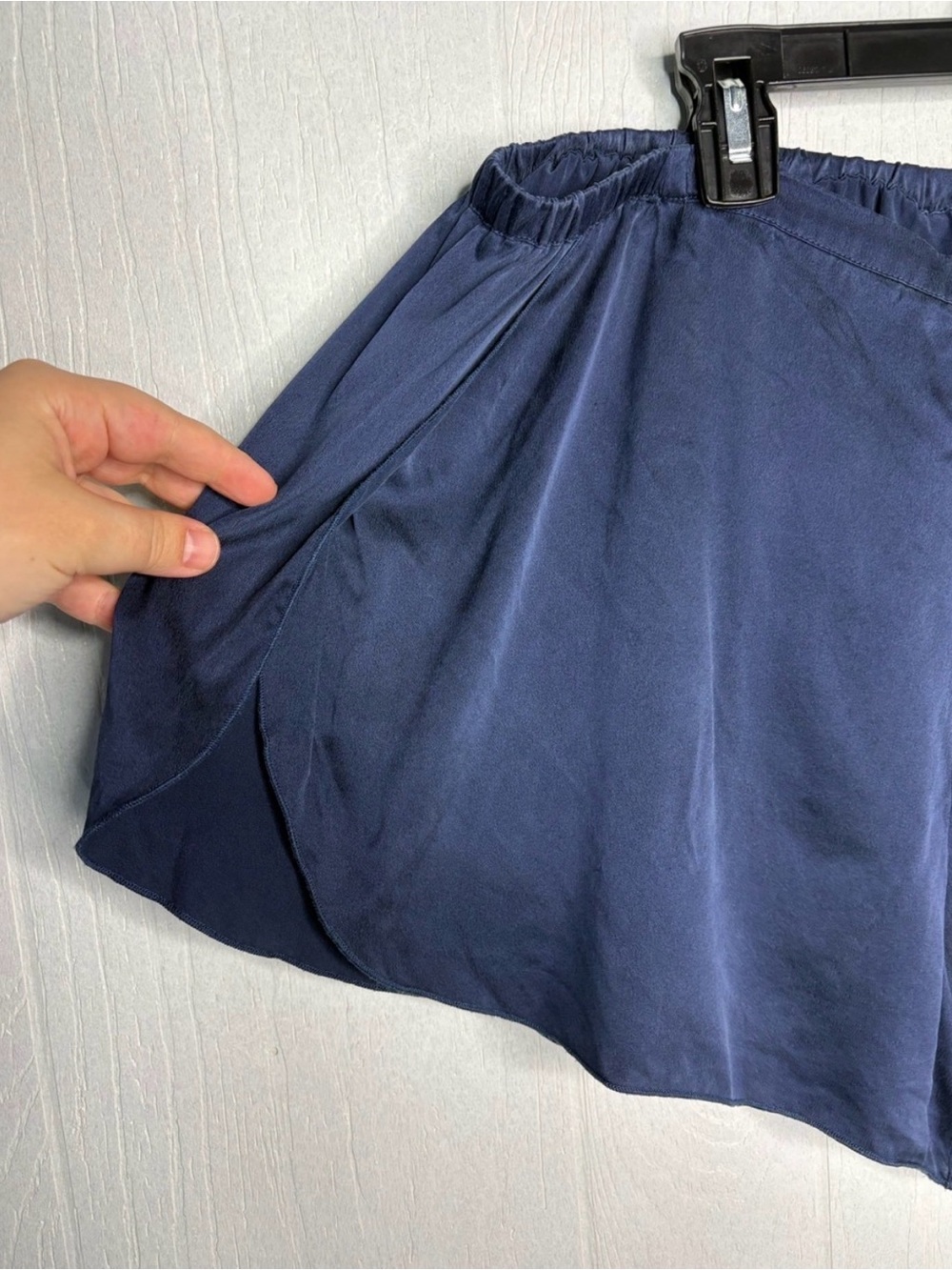 lunya washable silk pajamas Navy Tank & Shorts Sleep Set - Picture 8 of 11